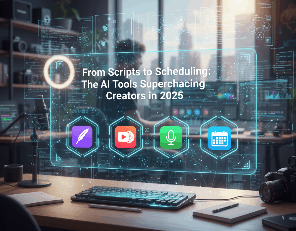 From Scripts to Scheduling: The AI Tools Supercharging Creators in 2025